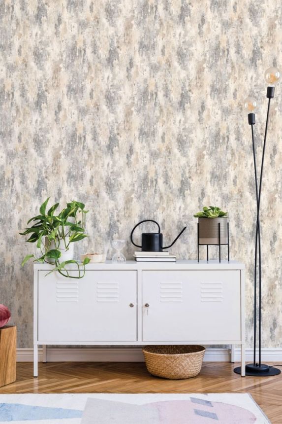 Non-woven wallpaper Flaked concrete wall JF1102, Botanica, Texture Vavex