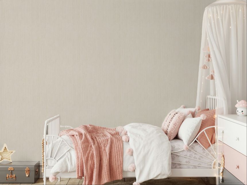 Wallpaper, beige, fabric imitation, 35987, Ornamenta, Parato by Cristiana Masi