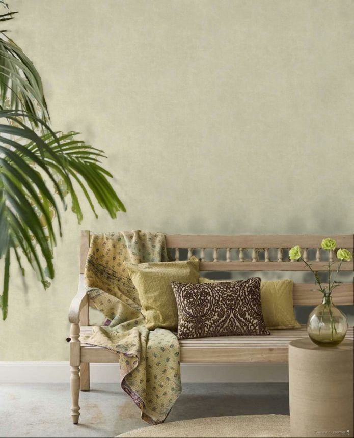 Wallpaper, beige-gold, fabric effect, 32482, Vitalis, Parato by Cristiana Masi