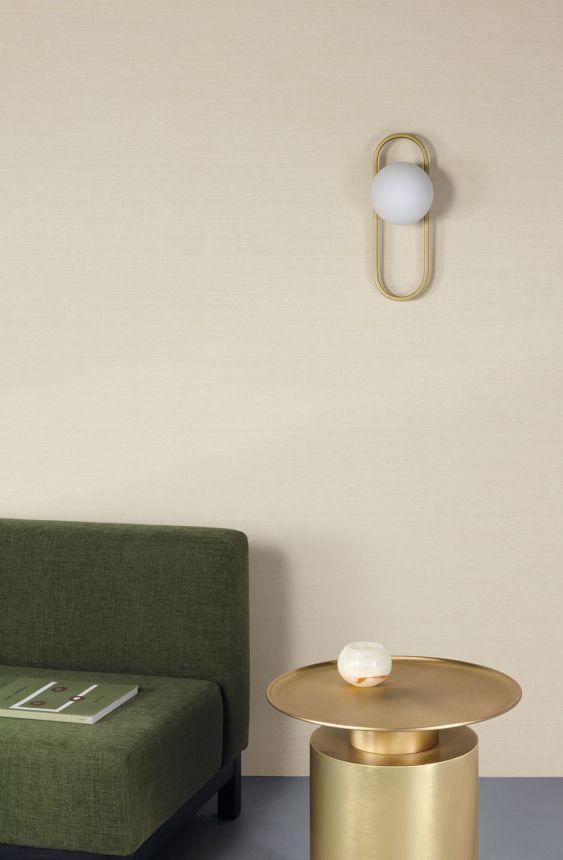 Wallpaper, grey-beige, fabric effect, ZON003, Amazone, The Colour Book II, Masureel