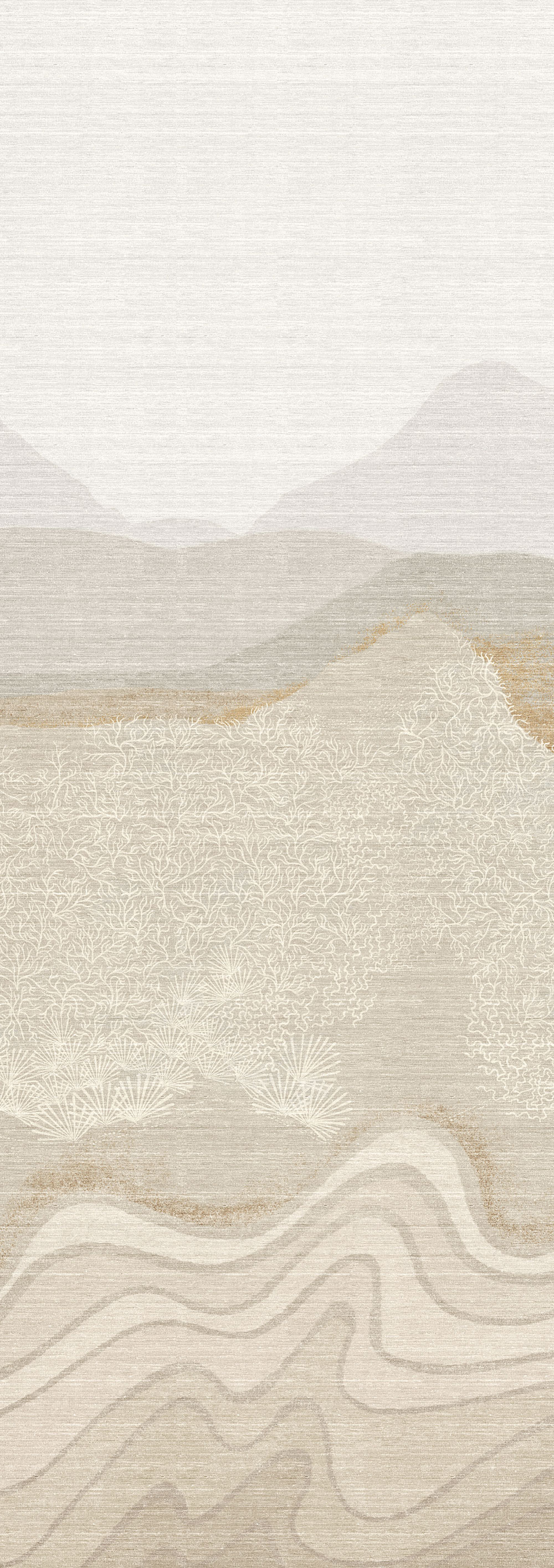 Mural wallpaper, grey-beige, mountain landscape, DGZON2022-260, Amazone, Masureel