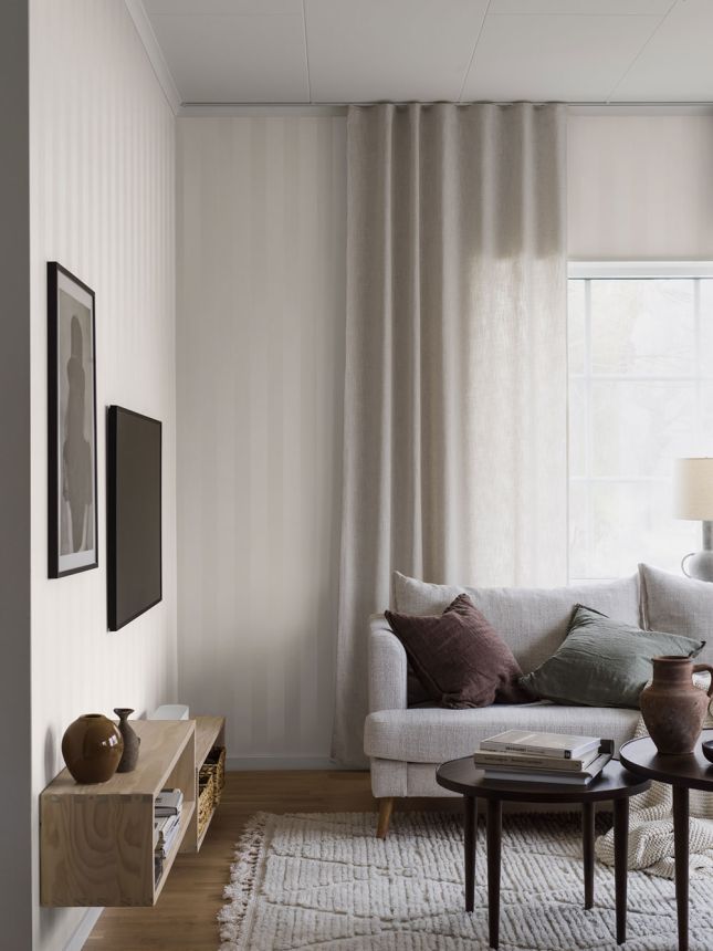 Wallpaper, white, stripes, 38719, Borosan Bas, Boråstapeter
