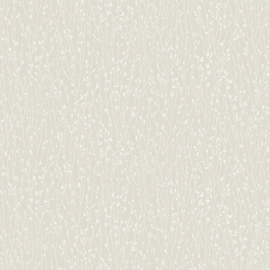 Wallpaper, beige, twigs, leaves, 38730, Borosan Hem, Boråstapeter