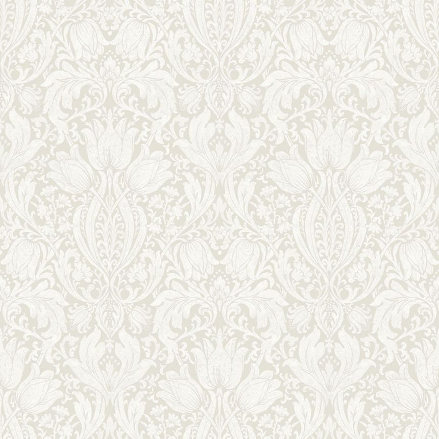 Wallpaper, beige, flowers, leaves, 38749, Borosan Hem, Boråstapeter