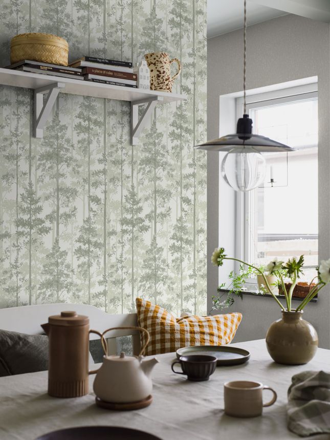 Wallpaper, green, trees, forest, 38766, Borosan Hem, Boråstapeter