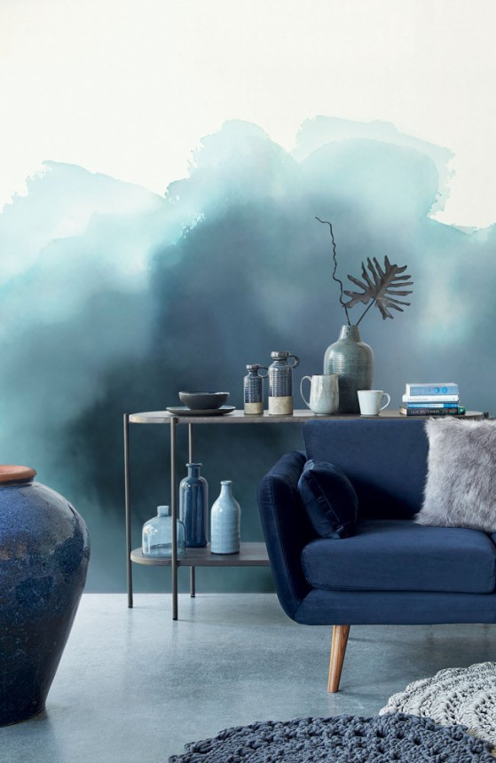Non-woven mural wallpaper 300913, Aquarelle, 210 x 280 cm, Waterfront, Eijffinger
