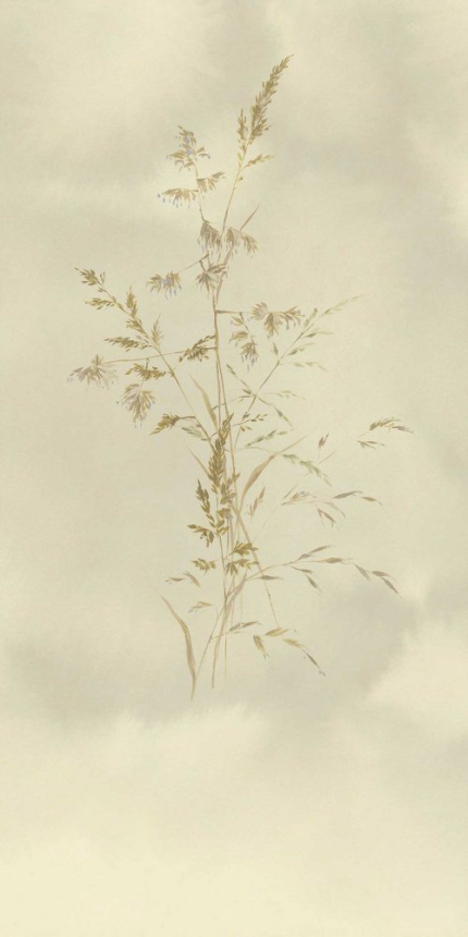Non-woven mural wallpaper Grass, 300903, Aqua Twigs, 140 x 280 cm, Waterfront, Eijffinger