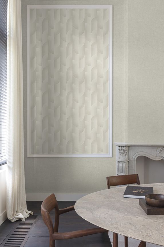 Wallpaper, grey, geometric, PW3108, Precious Weaves, Grandeco