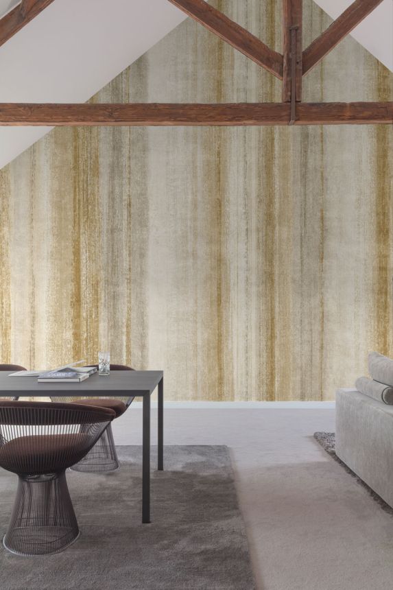 Wallpaper, brown-beige, fabric imitation, PW6002, Precious Weaves, Grandeco