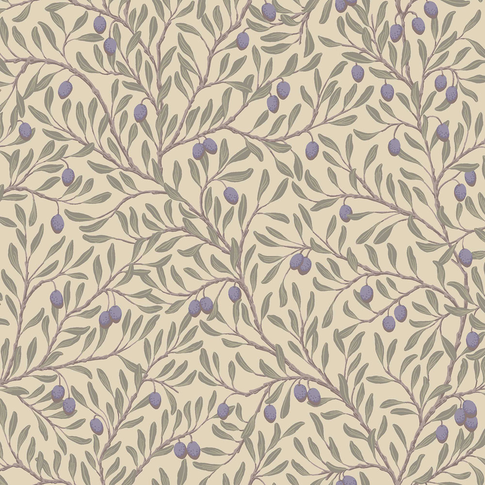 Wallpaper, yellow-green, olive tree, 5704, Orangeri, Boråstapeter