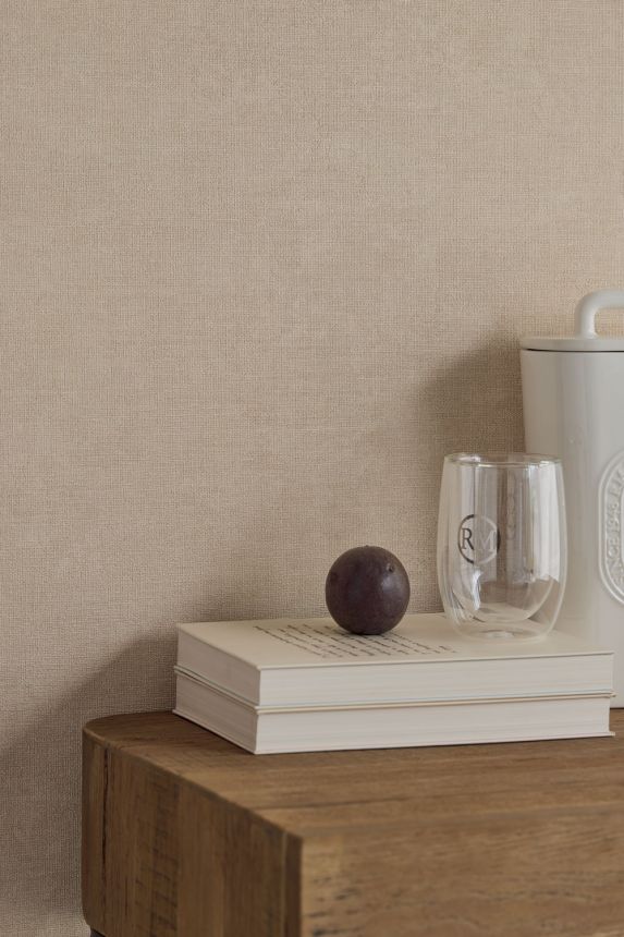 Wallpaper, grey-green, fabric imitation, 350583, Riviera Maison, Eijffinger