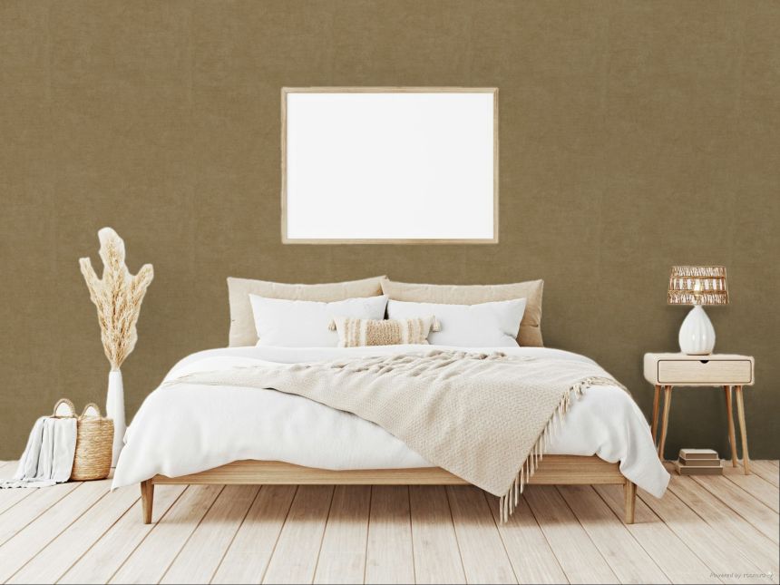 Wallpaper, brown, fabric imitation, 350584, Riviera Maison, Eijffinger