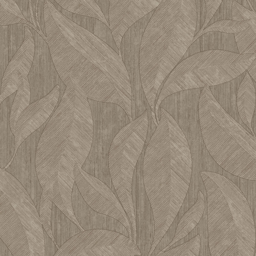 Luxury wallpaper, brown, leaves, Z20115, Casa Chic, Zambaiti Parati