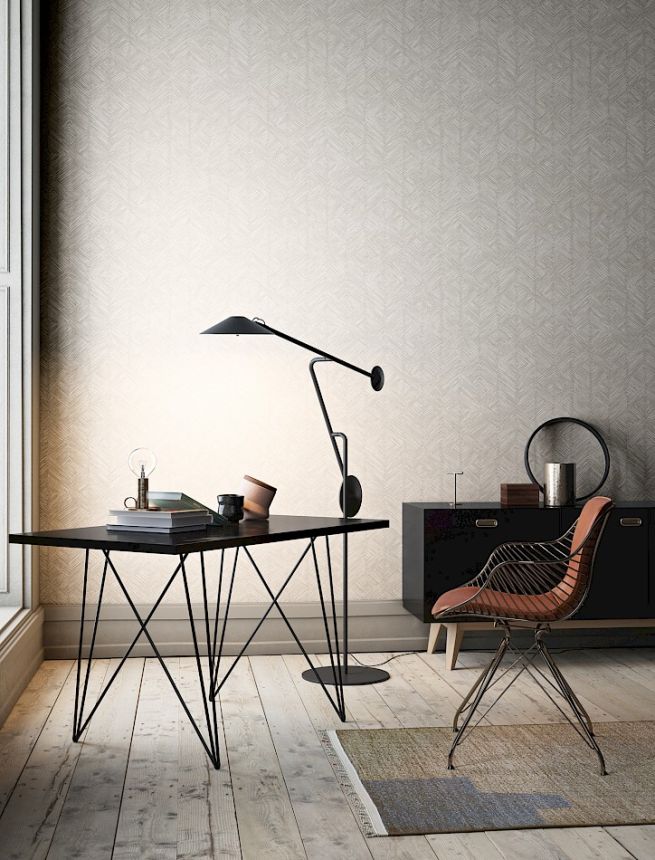 Wallpaper, beige and brown, graphic, TRI105, The Texture Book, Masureel