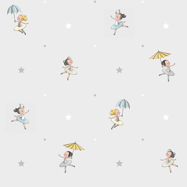 Children's paper wallpaper 582-1, Treboli, Ichwallcoverings