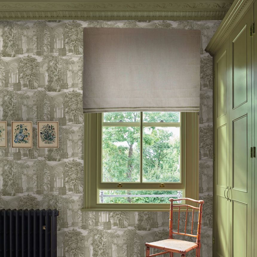 Wallpaper, green, trees, colonnade, 129094, Arboretum, Graham Brown Premium