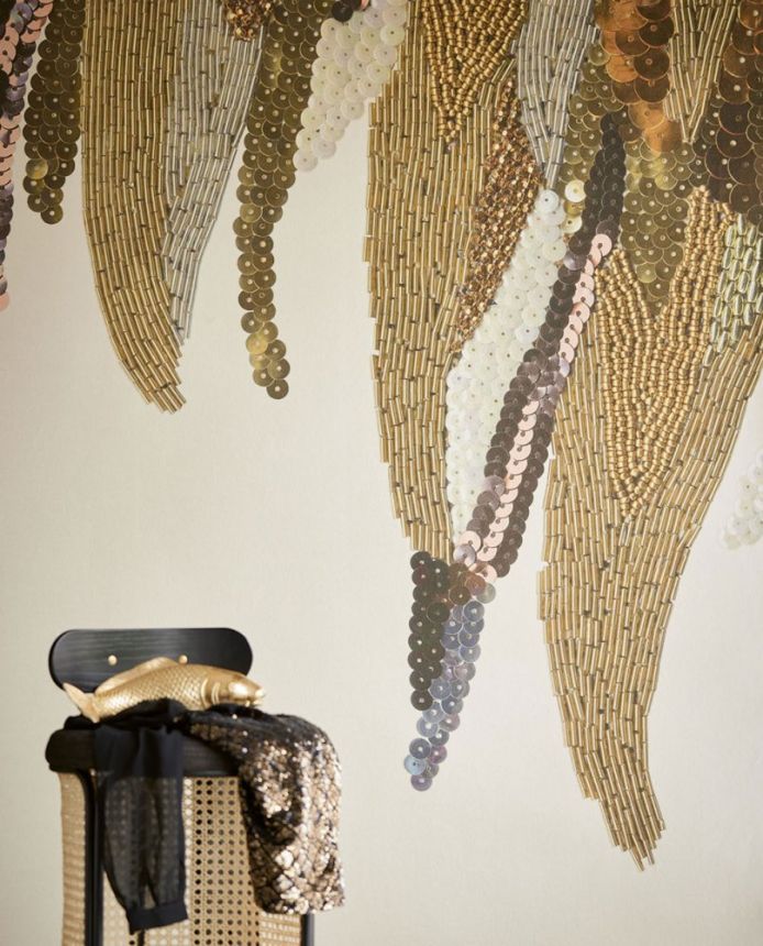 Non-woven mural wallpaper Glitters, Beads 307409, 280 x 280 cm, Museum, Eijffinger