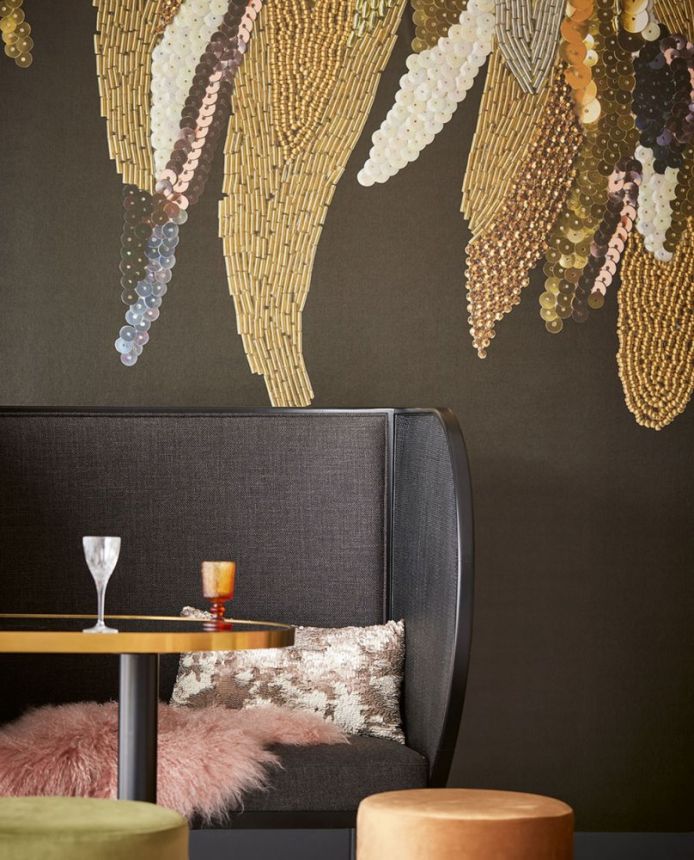 Non-woven mural wallpaper Sequins, Beads 307406, 280 x 280 cm, Museum, Eijffinger