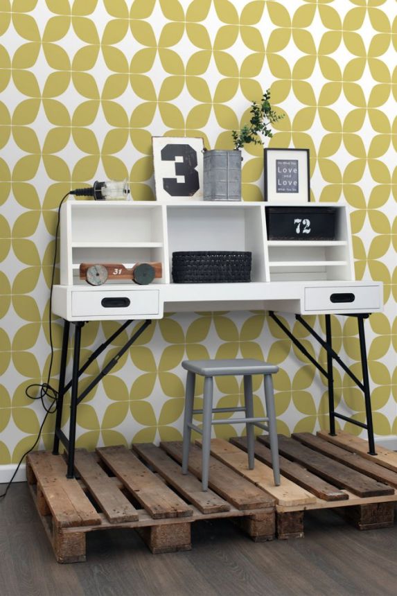 Geometric non-woven wallpaper 139098, Scandi cool, Esta