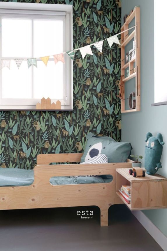 Children's non-woven wallpaper 139072, Jungle, Let's play, Esta