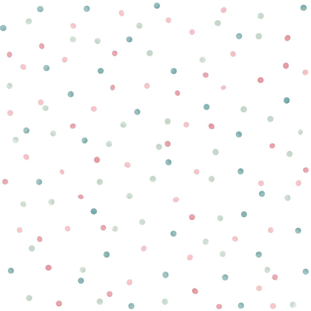 Children's non-woven wallpaper 139049, Polka dots, Let's play, Esta