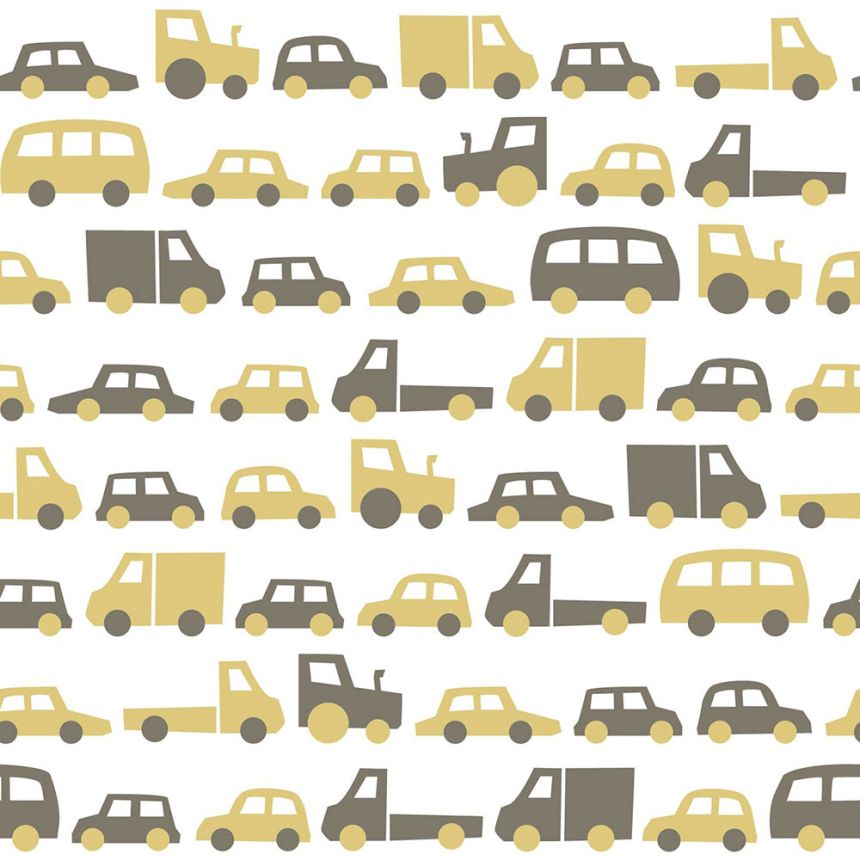 Children's non-woven wallpaper 139044, Cars, Let's play, Esta