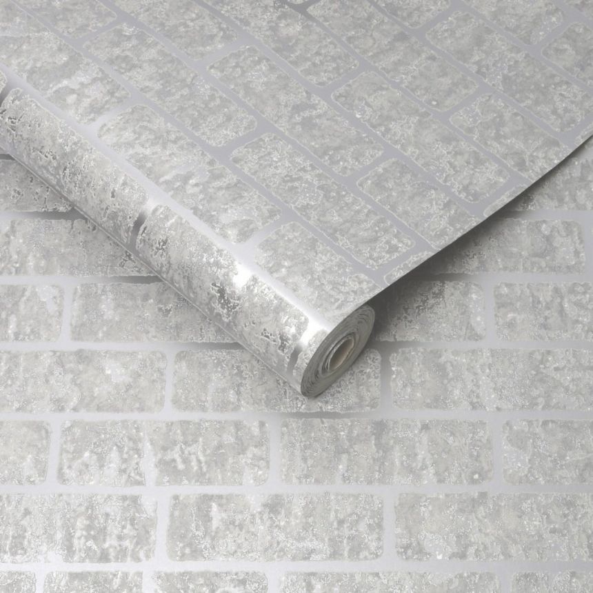 Luxury vinyl wallpaper Bricks 106523, Milan, Vittorio, Graham & Brown