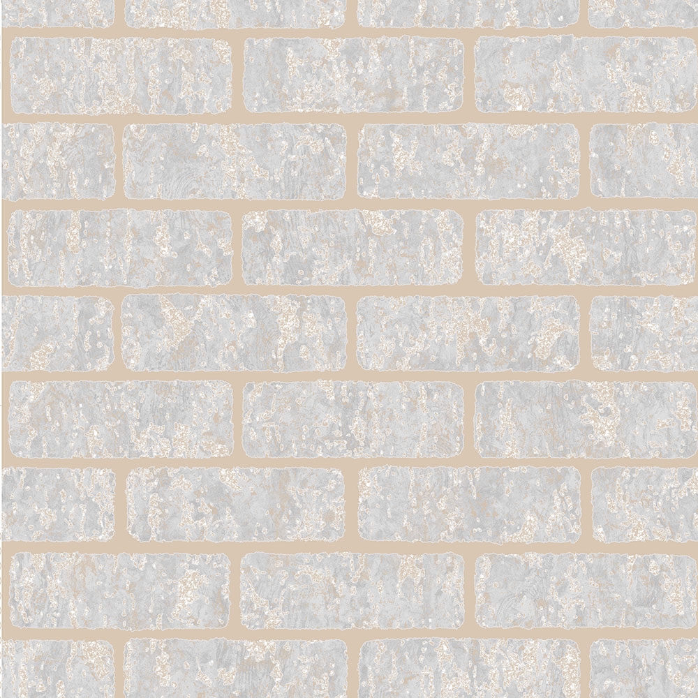 Luxury vinyl wallpaper Bricks 106522, Milan, Vittorio, Graham & Brown
