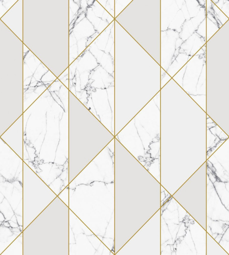 Non-woven geometric wall mural Marble 158965, 2,5 x 2,79 m, Art Deco, Esta