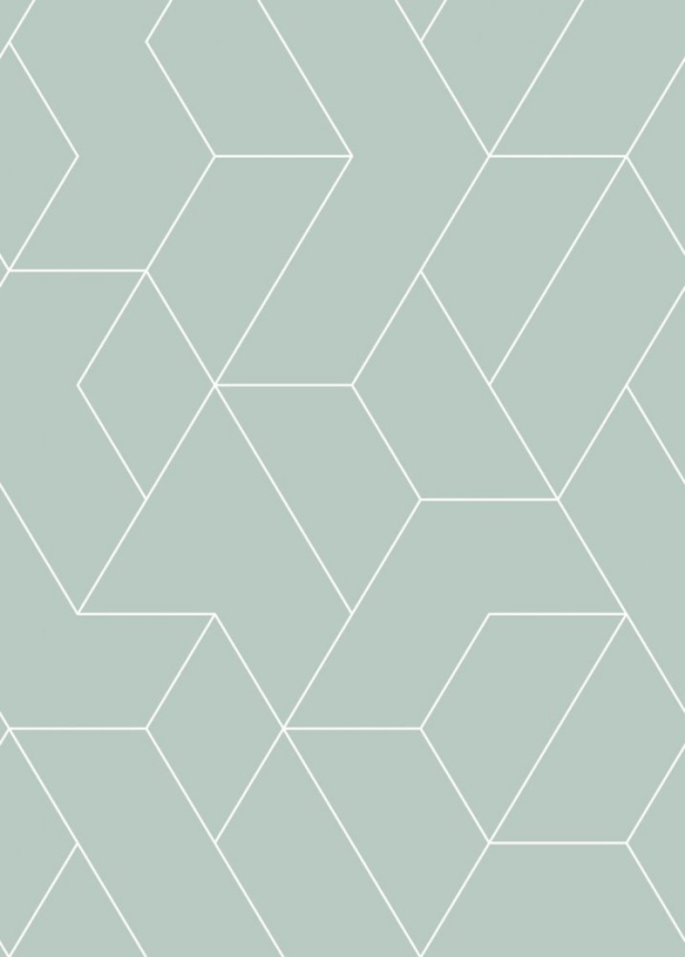 Non-woven geometric wall mural 158963, 2 x 2,79 m, Art Deco, Esta