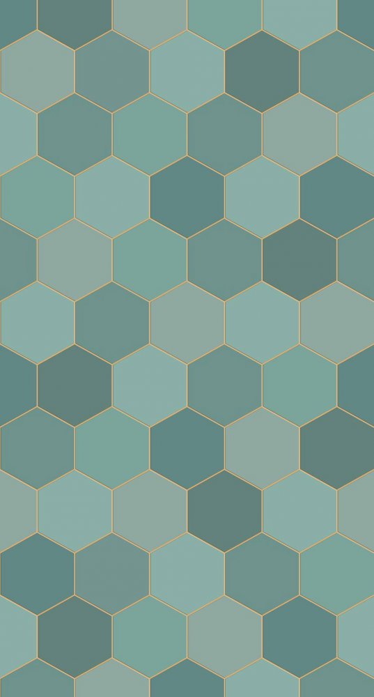 Non-woven geometric wall mural 158958, 1,5 x 2,79 m, Art Deco, Esta