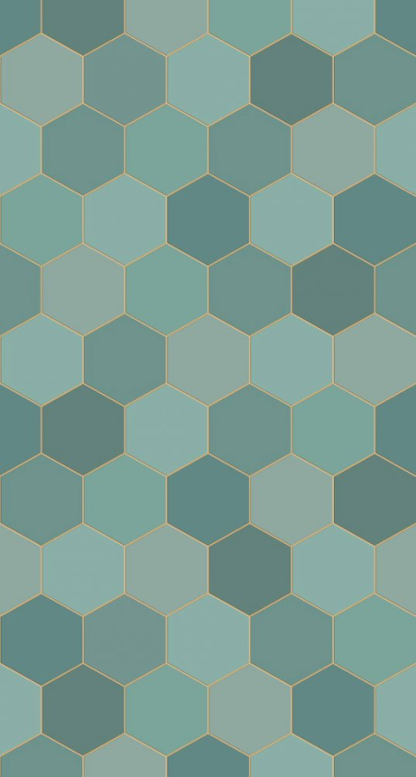 Non-woven geometric wall mural 158958, 1,5 x 2,79 m, Art Deco, Esta