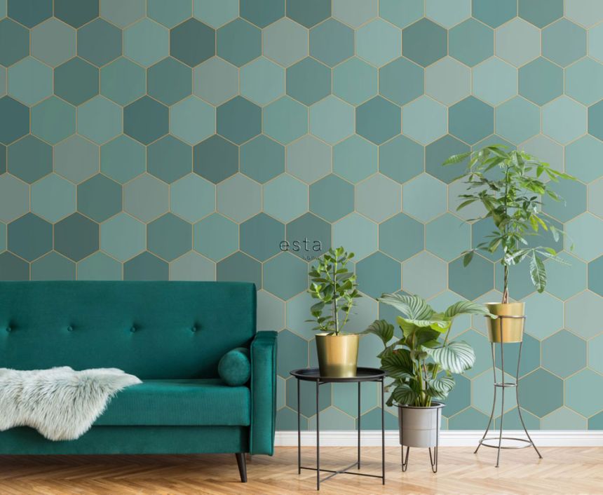 Non-woven geometric wall mural 158958, 1,5 x 2,79 m, Art Deco, Esta