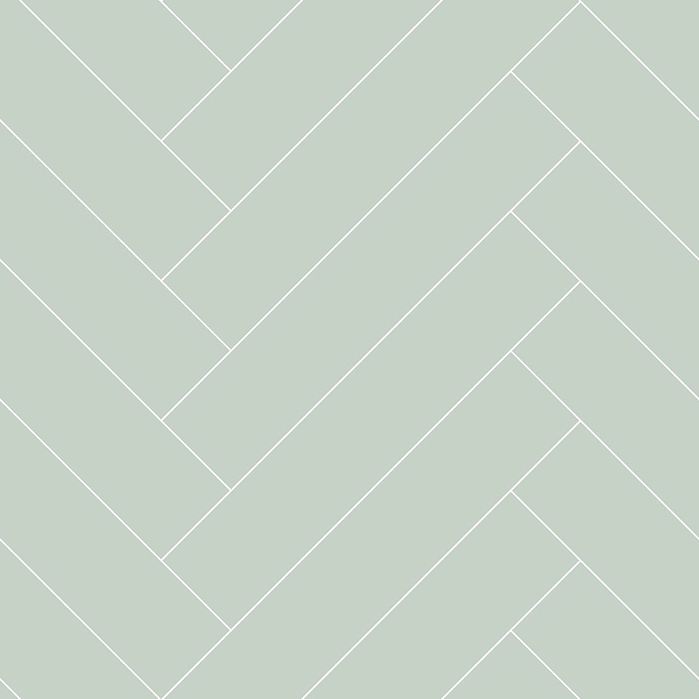 Green non-woven wallpaper with a parquet pattern 139221, Art Deco, Esta
