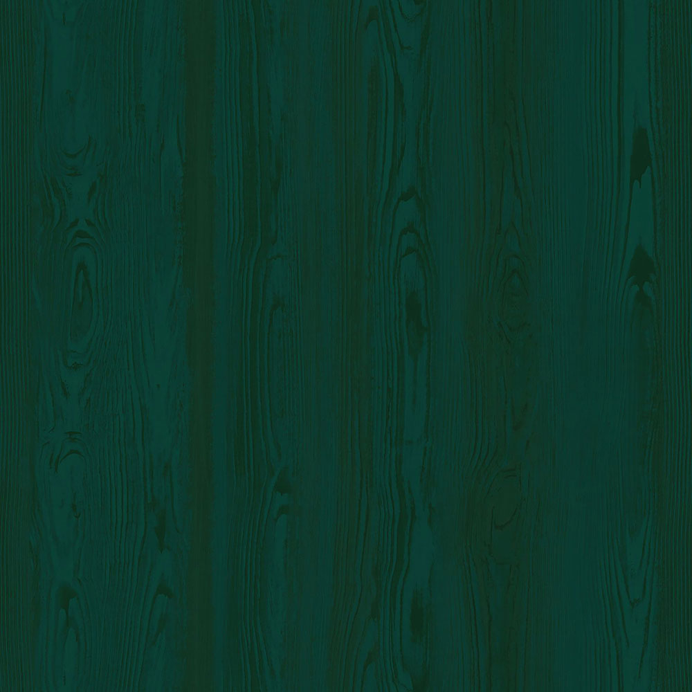 Non-woven wallpaper green metallic, imitation wood 347535, Matières - Wood, Origin