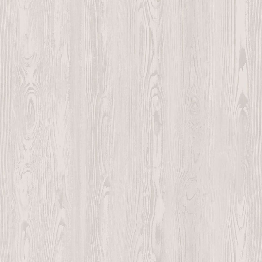 Metallic gray-beige non-woven wallpaper, wood imitation 347534, Matières - Wood, Origin