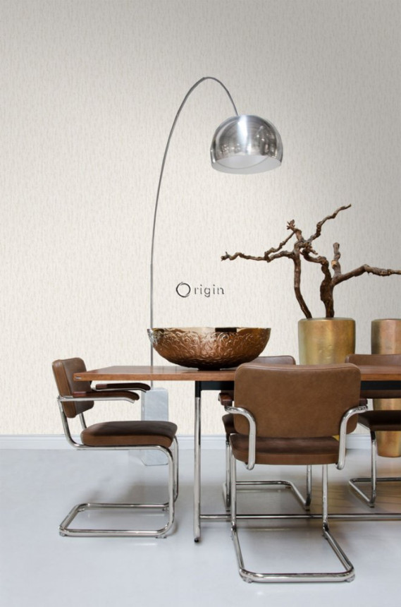 Non-woven wallpaper gray, imitation stone 347585, Matières - Stone, Origin