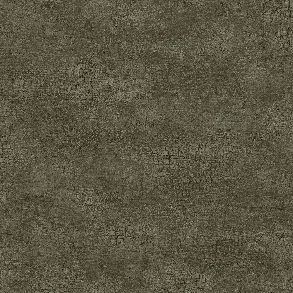 Green non-woven wallpaper with an effect of cracks 347560, Matières - Stone, Origin