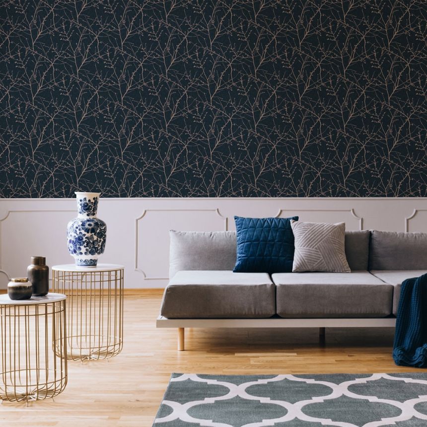 Non-woven wallpaper Twigs 108619, Innocence, Prestige, Graham & Brown