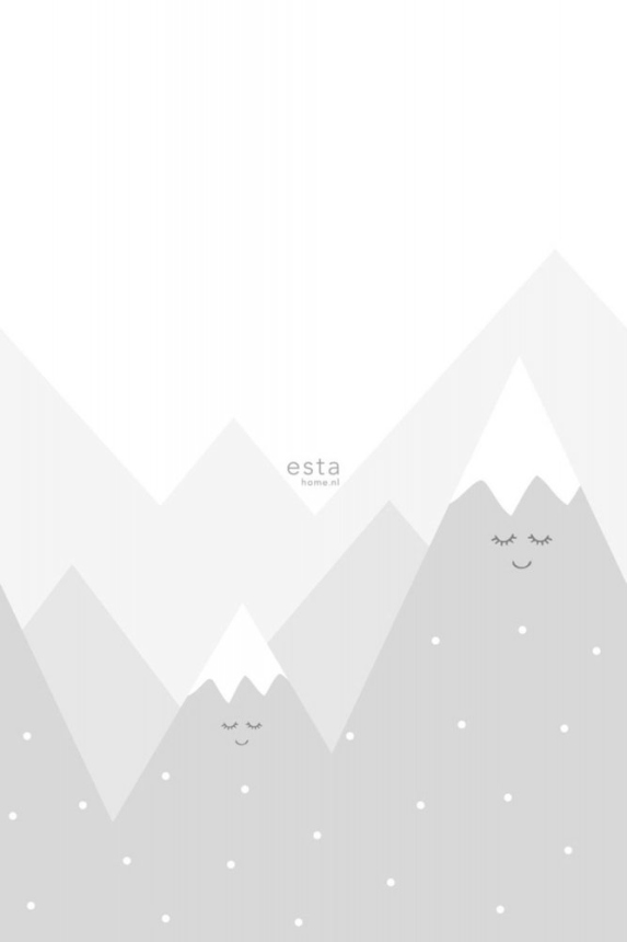 Non-woven children's wallpaper Mountains 158840, 1,86 x 2,79 m, Little Bandits, Esta
