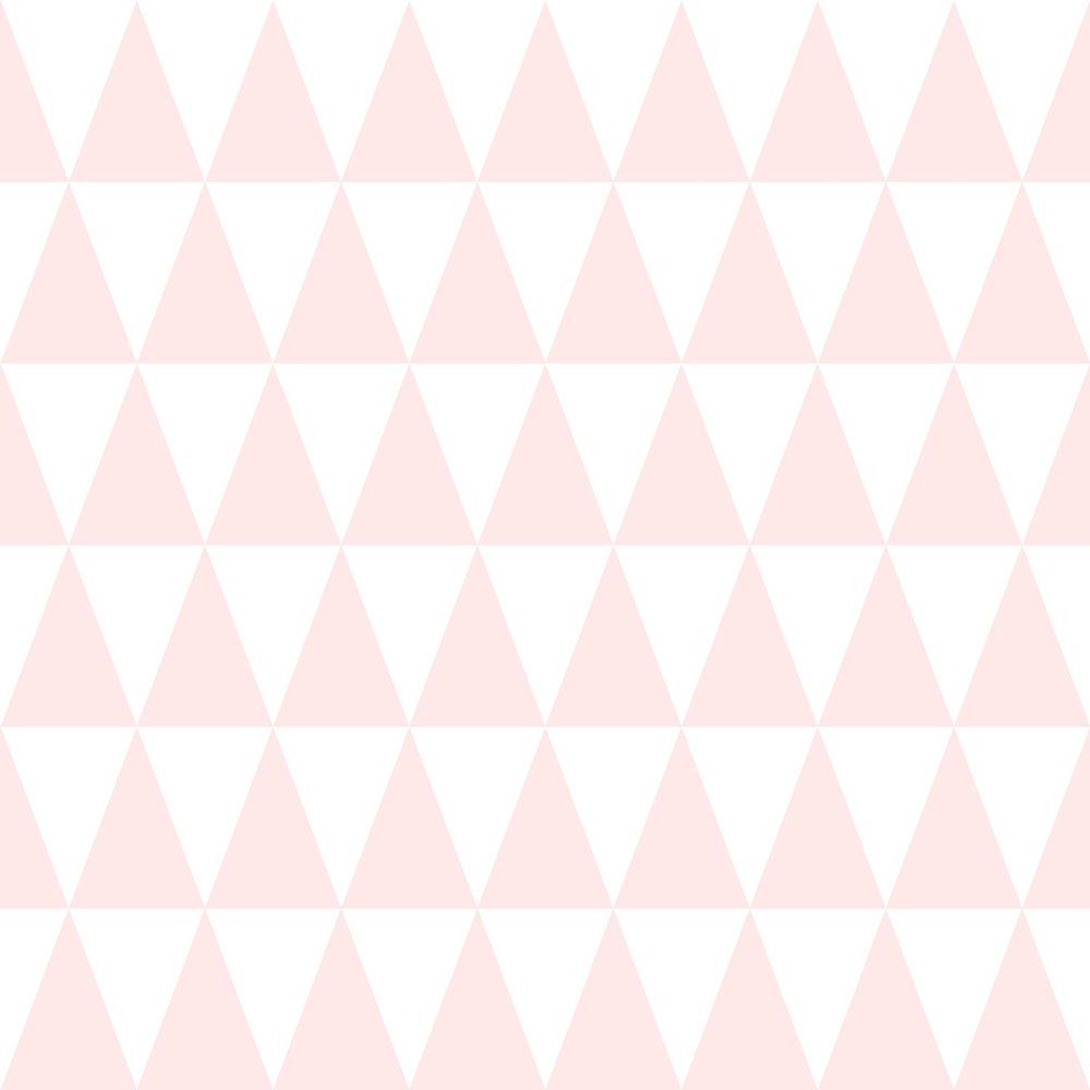 Non-woven wallpaper with pink and white triangles 128862, Little Bandits, Esta