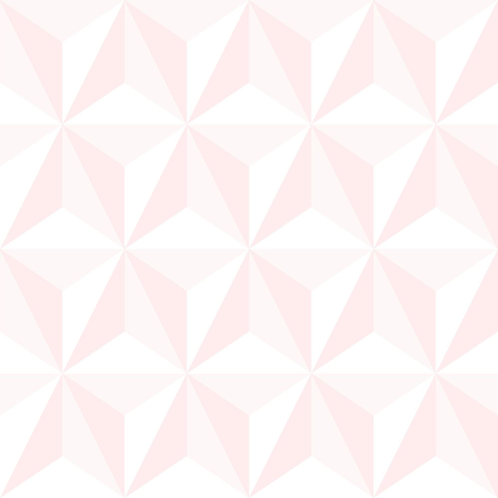 Pink and white non-woven wallpaper 3D star pattern 138911, Little Bandits, Esta