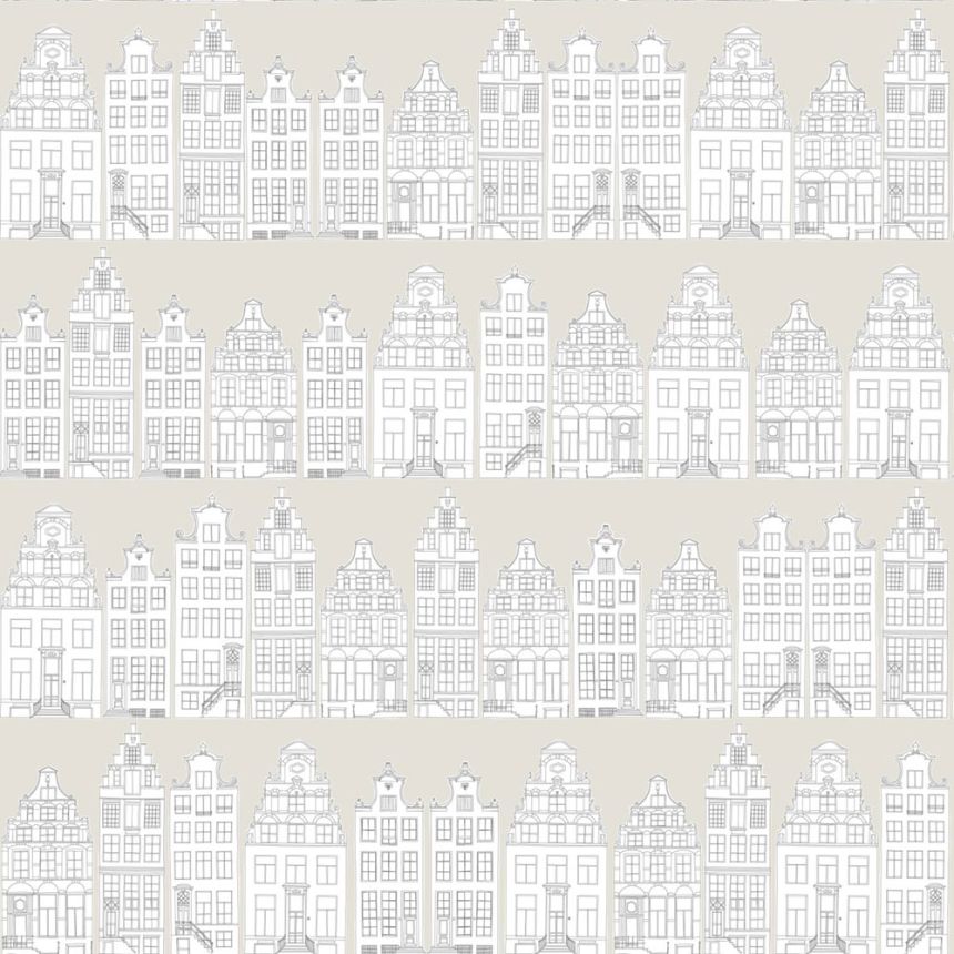 Non-woven wallpaper Historic houses 138909, Little Bandits, Esta