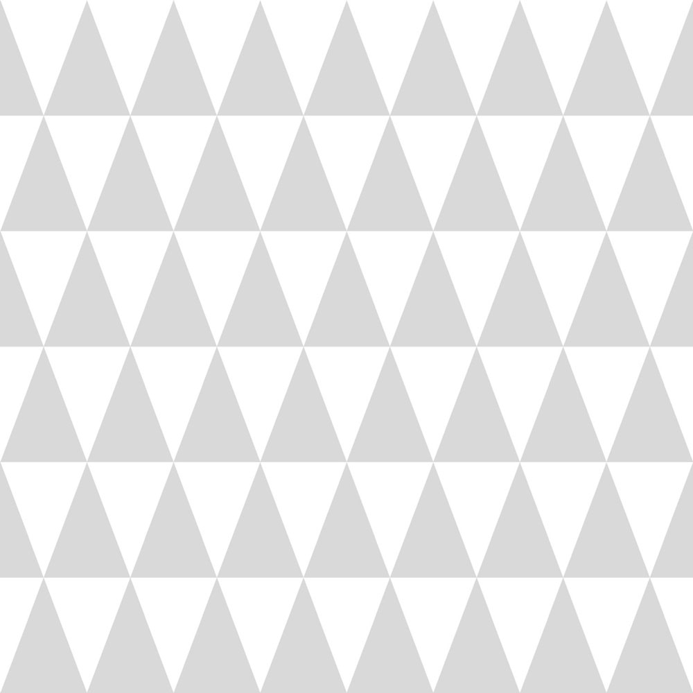 Non-woven wallpaper with gray and white triangles 128842, Little Bandits, Esta