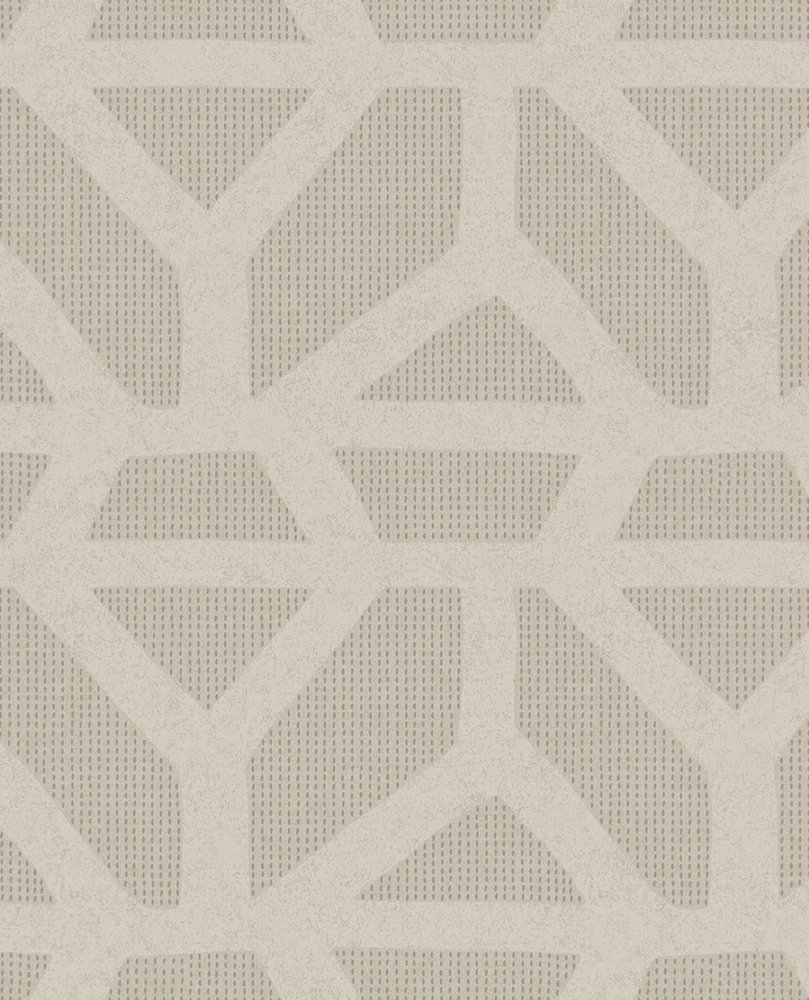 Non-woven geometric pattern wallpaper 312400, Artifact, Eijffinger