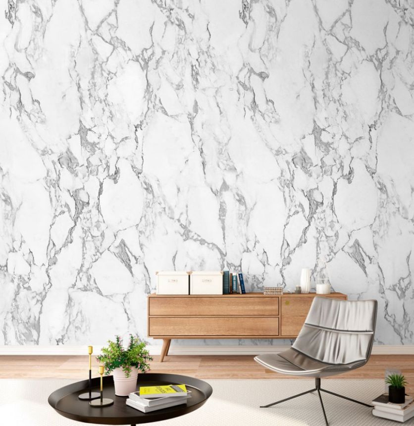 Beige wallpaper, Marble, A52501, One roll, one motif 2, Grandeco