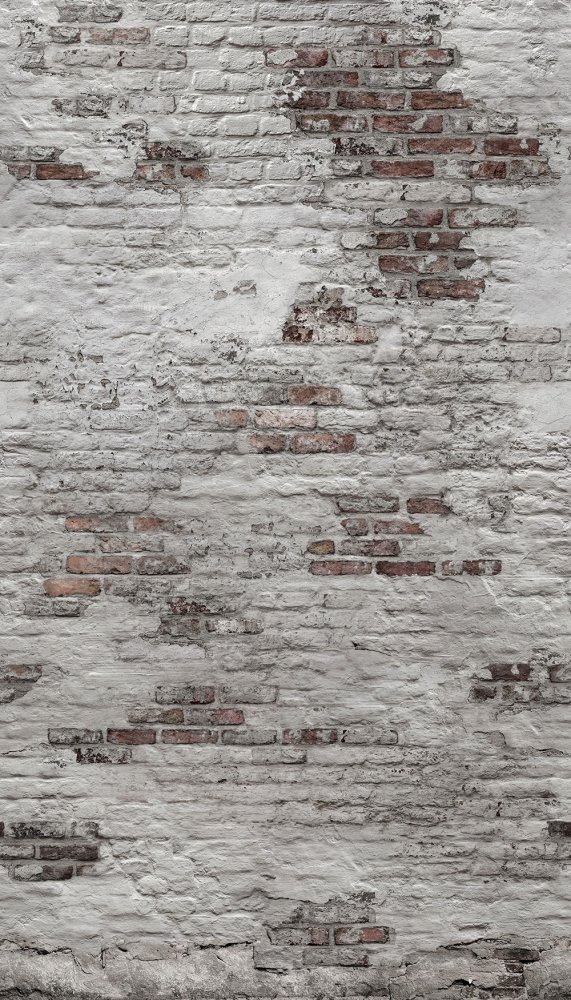 Beige wallpaper, Bricks, brick wall, EP6102, One roll, one motif 2, Grandeco