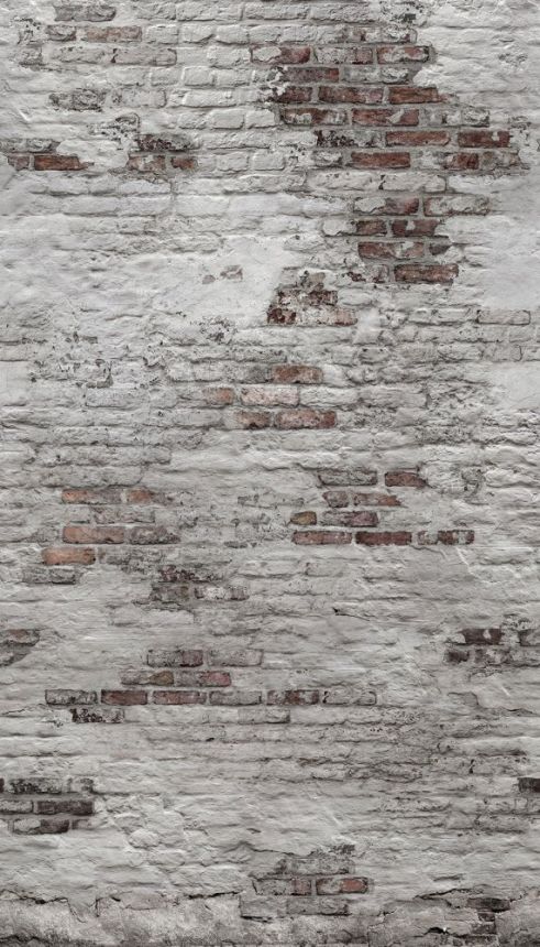 Beige wallpaper, Bricks, brick wall, EP6102, One roll, one motif 2, Grandeco