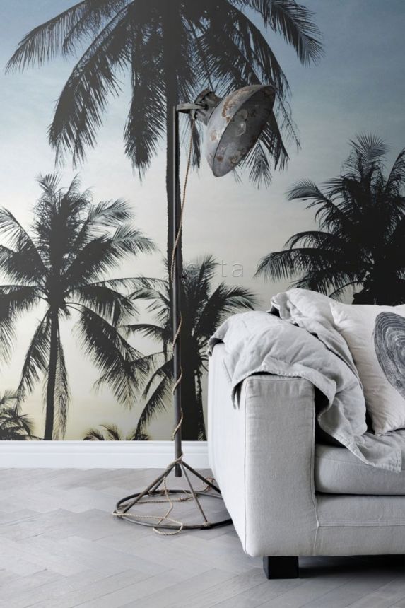 Non-woven wall mural with palm trees 158849, 186 x 279 cm, Regatta Crew, Esta Home