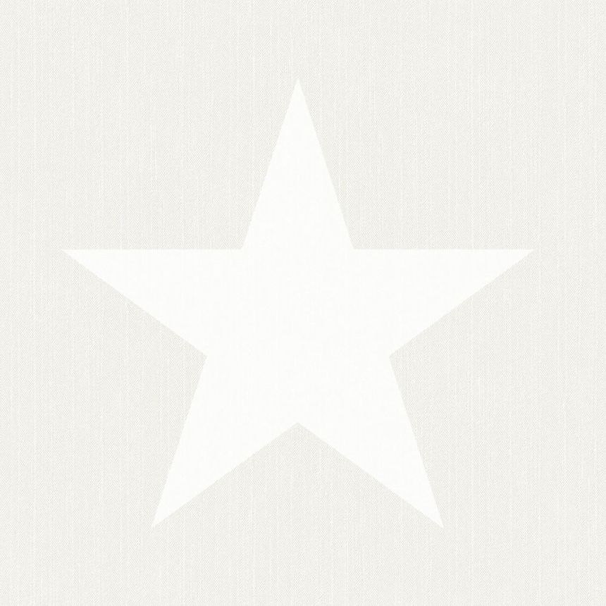 Gray-white non-woven wallpaper with stars 138977, Regatta Crew, Esta Home